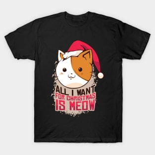 Meow Christmas T-Shirt